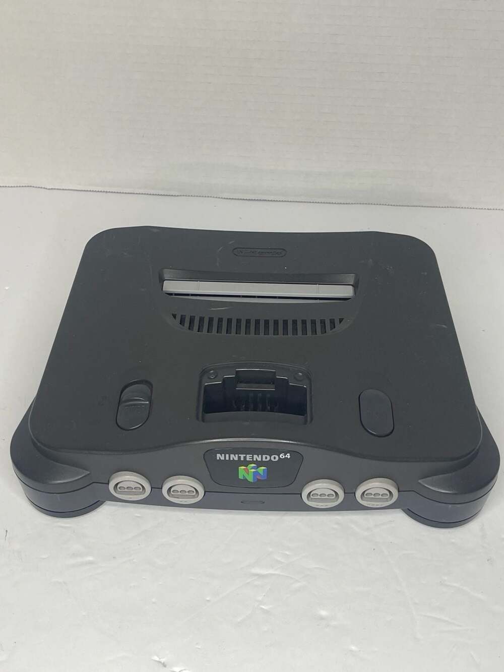 (Works, As Is) Nintendo 64 N64 Console Model NUS-001(JPN) Charcoal Grey